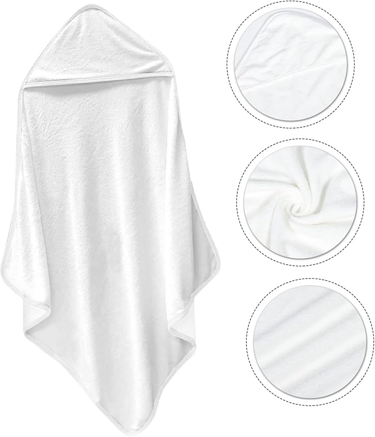 مناشف حمام مع قلنسوة 2 قطعة خفيفة الوزن عالية الجودة للجنسين للأطفال أولاد وبنات - Image 4